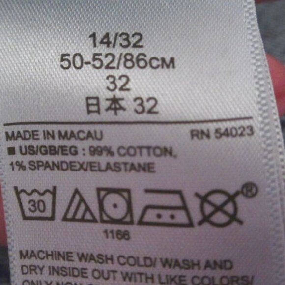 Gap Jeans Womens Size 14 32 Wide Leg Crop Denim High Rise Button Fly Smoothing - Picture 11 of 12